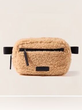Belt Bag in Camel All About shearling Athleta neutral classic trendy